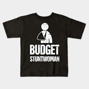 Stuntwoman - Funny Broken Wrist Get Well Kids T-Shirt